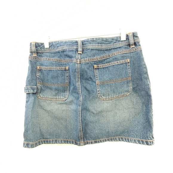 Old Navy Denim Vintage Mini Skirt Y2K 10 Jean - Picture 2 of 4